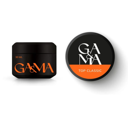 Top for gel polish Gemely Classic Top without UV, 30 ml