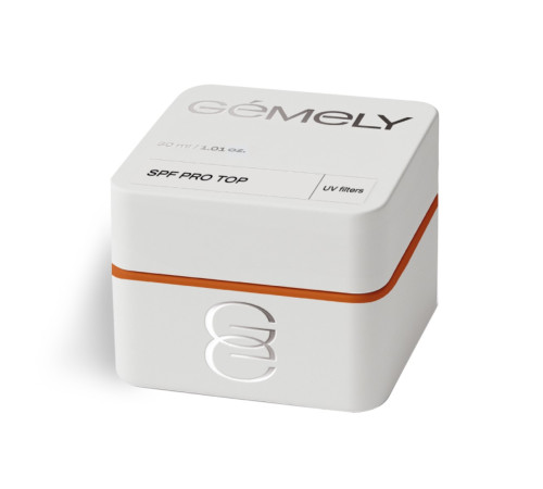 Gemely SPF Top Pro universal gel polish top coat, 30 ml