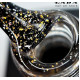 Top for gel polish Global Fashion Silver&Gold Foil with silver and gold foil without LSH, 12 ml