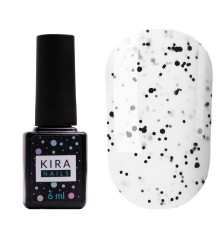 Top for gel polish Kira Nails Chia No Wipe Top Coat, 6 ml