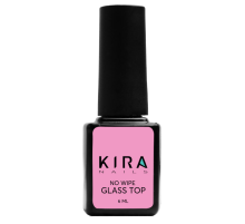 Топ для гель-лаку Kira Nails No Wipe Glass Top, 6 мл