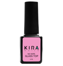Top for gel polish Kira Nails No Wipe Glass Top, 6 ml