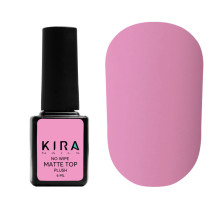 Топ для гель-лаку Kira Nails No Wipe Matte Top Coat матовий, 6 мл