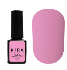 Top for gel polish Kira Nails No Wipe Matte Top Coat matte, 6 ml