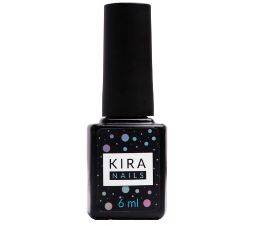 Top for gel polish Kira Nails No Wipe Top Coat, 6 ml
