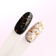 Top for gel polish Kira Nails No Wipe Top Gold Shard, 6 ml