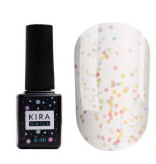 Top for gel polish Kira Nails No Wipe Top Reflex, 6 ml