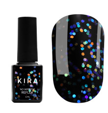 Top for gel polish Kira Nails No Wipe Top Reflex, 6 ml