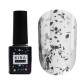 Top for gel polish Kira Nails No Wipe Top Silver Shard, 6 ml