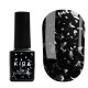 Top for gel polish Kira Nails No Wipe Top Silver Shard, 6 ml