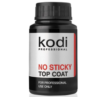 Top for gel polish Kodi No Sticky Top Coat without LSH, 30 ml
