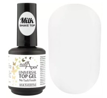 Топ для гель-лаку NailApex Milky Shake Top молочний, 15 г