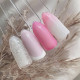 Top for gel polish NailApex Pink Shake Top milky pink, 15 g