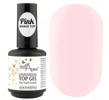 Топ для гель-лаку NailApex Pink Shake Top молочно-рожевий, 15 г