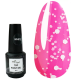 Top for gel polish NailApex Top Point White top with white crumbs, 15 g