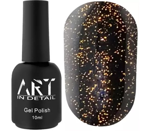 Top for reflective gel polish ART Top Flash Gold, 10 ml