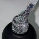 Top for reflective gel polish ART Top Flash Silver, 10 ml