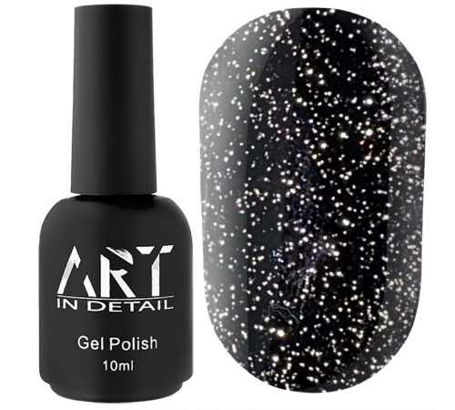 Top for reflective gel polish ART Top Flash Silver, 10 ml