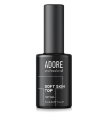 Топ для ногтей ADORE Soft Skin Top, матовый, без липкого слоя, 8 мл