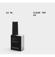 Топ для нігтів BIBLIOTEKA Clear Top UV, 10 мл