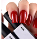 Топ для нігтів BIBLIOTEKA Color Top Vitrage Red, вітражний червоний, 10 мл