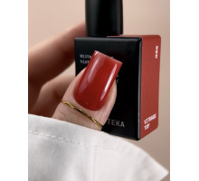 Топ для нігтів BIBLIOTEKA Color Top Vitrage Red, вітражний червоний, 10 мл