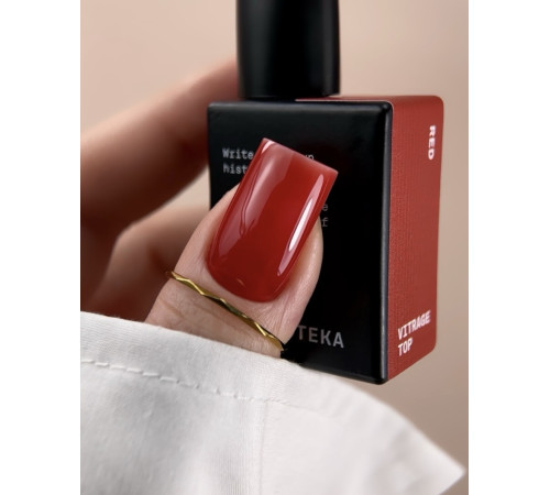 BIBLIOTEKA Color Top Vitrage Red, stained glass red, 10 ml