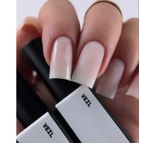 Топ для нігтів BIBLIOTEKA Gloss Cover top №01 Veil, напівпрозорий молочний, 10 мл