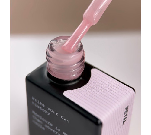 BIBLIOTEKA Gloss Cover top №02 Petal, soft pink, 10 ml