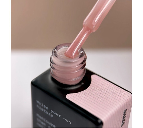 BIBLIOTEKA Gloss Cover top №03 Shade, cold pink-beige, 10 ml
