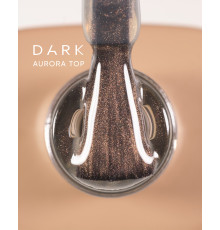 DARK Aurora Top Nail Top, with shimmer, 10 ml