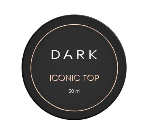 DARK Iconic top nail polish, with filters, 30 ml