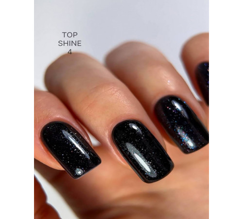 DARK Shine Top No. 04, with colored microglitter, 10 ml