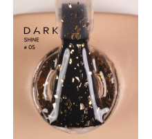 Топ для нігтів DARK Shine Top №05, золотий, 10 мл