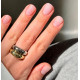 DARK Shine Top Nail Polish No. 07, pink with glitter, 10 ml