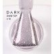 Top for nails DARK Shine Top No. 10, milky with sparkles, 10 ml