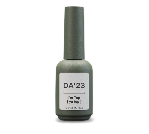 Nail top DA_23 Top medium no UV, without sticky layer, without filters, 14 ml