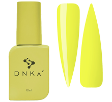 Топ для нігтів DNKA Cover Top №002 Valencie, жовтий, 12 мл