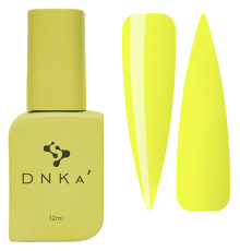Топ для ногтей DNKA Cover Top №002 Valencie, желтый, 12 мл