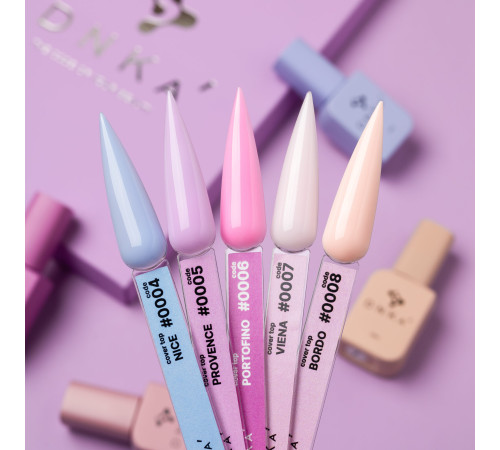 Nail top DNKA Cover Top #006 Portofino, pink, 12 ml