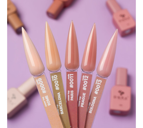Nail top DNKA Cover Top No. 013 Bologna, light nude, 12 ml