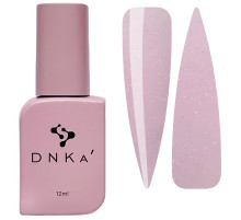 Топ для нігтів DNKA Cover Top №016 Sofia, рожевий з шиммером, 12 мл