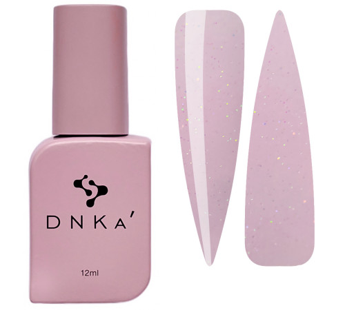 Nail top DNKA Cover Top #016 Sofia, pink with shimmer, 12 ml