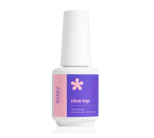 Top for nails Easy Nice Top, without a sticky layer, 15 ml
