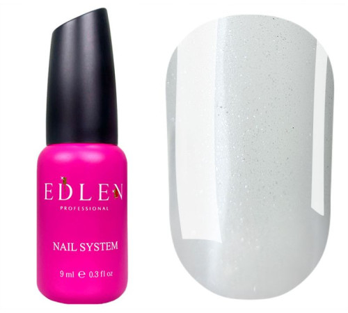 Nail top Edlen Crystal top no wipe UV, with shimmer, 9 ml