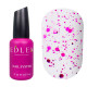 Top for nails Edlen Matt Euphoria top matte with pink confetti, 17 ml
