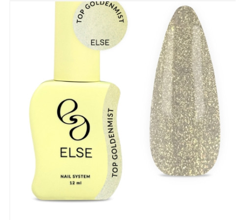 Else Goldenmist Nail Top Coat, 12 ml