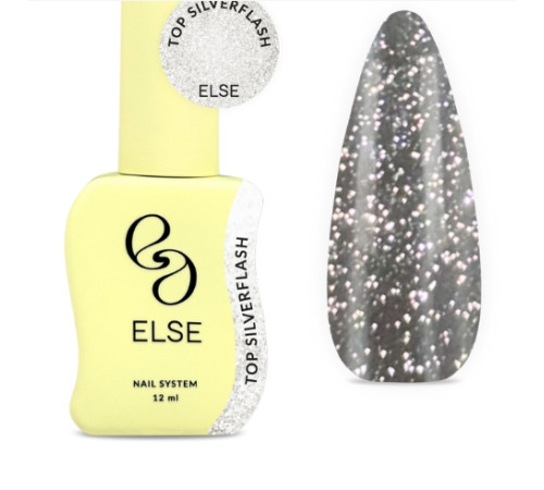 Else Silverflash nail top coat, 12 ml
