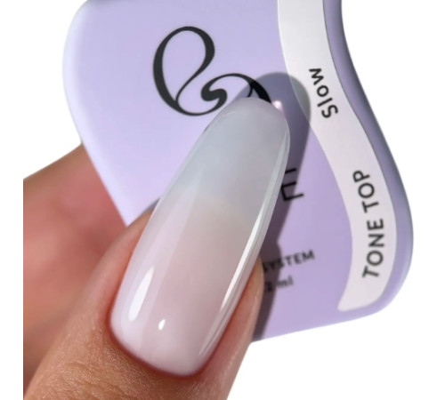 Else Tone top nail polish No. 01 Slow, milky, 12 ml