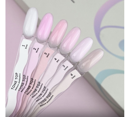 Else Tone top nail polish No. 01 Slow, milky, 12 ml